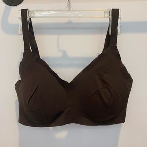 Chocolate aerie bralette, size L